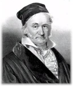 Johann Karl Friedrich Gauss (1777 - 1855)